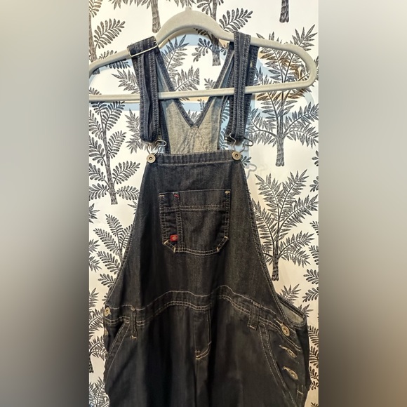 Dickies Jeans Dickies Womens Blue Denim Bib Overall Size Medium